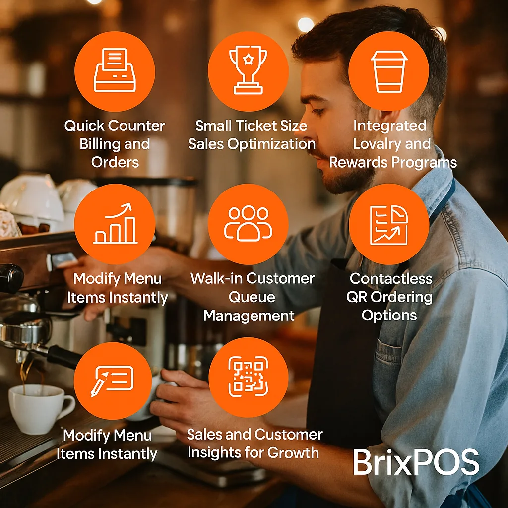 BrixPOS cafe and coffee shop POS UAE